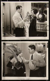 9p0801 LOTTERY LOVER 15 8x10 stills 1935 great images of Lew Ayres, Pat Paterson, written by Wilder!