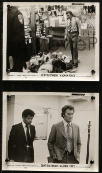 9p0882 MAGNUM FORCE 4 from 7.5x10 to 8x10 stills 1973 Clint Eastwood as Dirty Harry, great images!