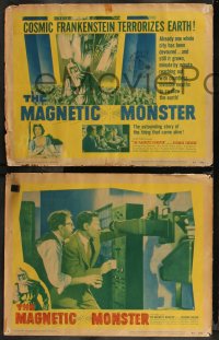 9p1413 MAGNETIC MONSTER 4 LCs 1953 cosmic Frankenstein came alive & will swallow the Earth!