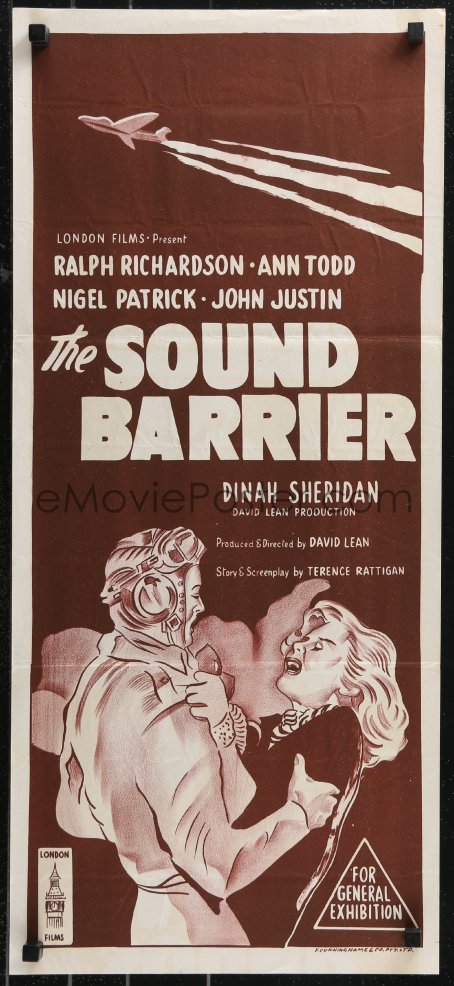 9p0334 Breaking The Sound Barrier 2nd Printing Aust Daybill 1952 David Lean