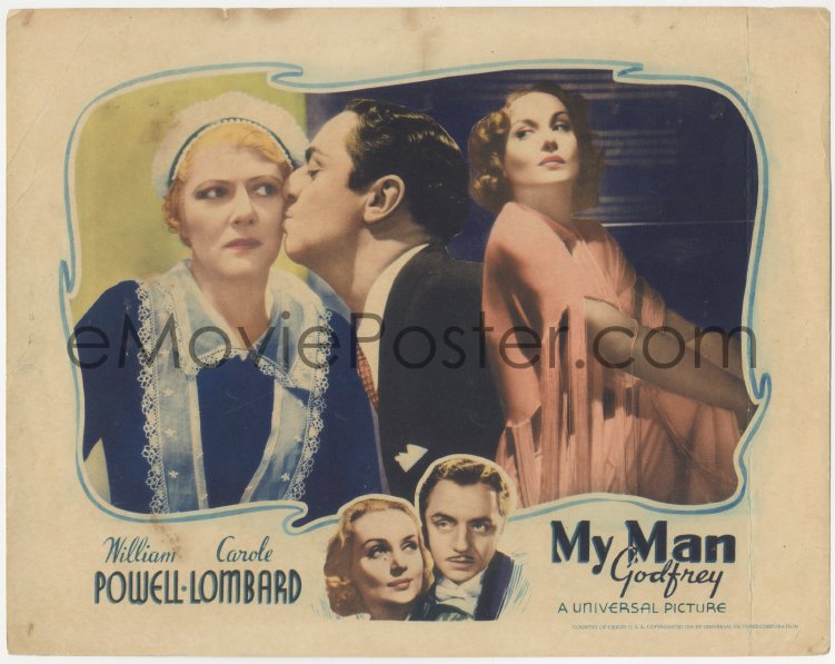 eMoviePoster.com: 9p1205 MY MAN GODFREY LC 1936 sexy Carole Lombard by ...