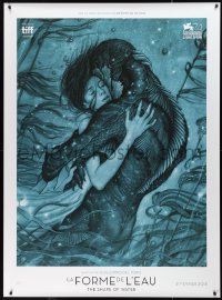 9r0218 SHAPE OF WATER teaser French 1p 2018 Guillermo del Toro, Best Picture winner, James Jean art!