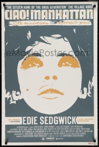 9r0350 CIAO MANHATTAN 24x36 art print 2002 art of sexy Edie Sedgwick by Roger Bova!