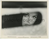 9t0873 EYE OF THE DEVIL 8x10.25 still 1967 cool image of beautiful Sharon Tate in rear view mirror!