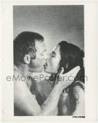 9t0884 GETAWAY 8x10.25 still 1972 close up of Steve McQueen & Ali McGraw in throes of passion!