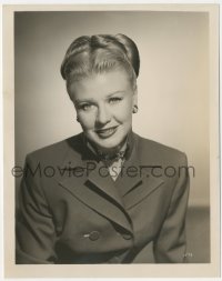 9t0886 GINGER ROGERS set of 2 8x10 stills 1940s showing the front and back of her hair & outfit!