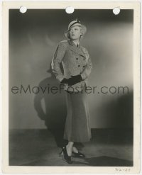 9t0887 GOING HOLLYWOOD 8x10 key book still 1933 Marion Davies w/check jacket & dark skirt by Manatt!