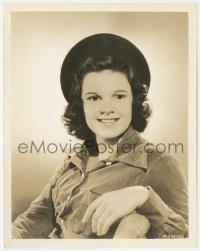 9t0911 JUDY GARLAND 8x10.25 still 1930s super young portrait of the legendary actress at MGM!