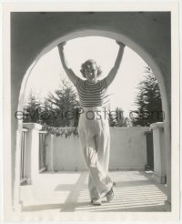 9t0930 MADGE EVANS 8.25x10 still 1936 a modern American girl in a gay morning costume by Tom Evans!