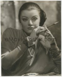 9t0937 MASK OF FU MANCHU deluxe 8x10 still 1932 wonderful close up of exotic Myrna Loy by C.S. Bull!