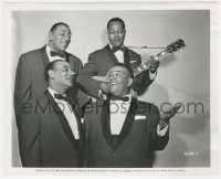 9t0942 MILLS BROTHERS ON PARADE 8.25x10 still 1956 John, Herbert, Harry & Donald performing!