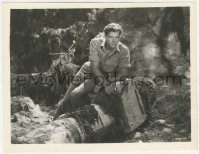 9t0946 MOST DANGEROUS GAME 8x10.25 still 1932 great close up of Joel McCrea alone in the jungle!