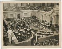 9t0948 MR. SMITH GOES TO WASHINGTON candid 8x10 still 1939 Capra & Stewart over Senate chamber set!