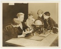 9t0959 OUR GANG 8.25x10 still 1930s Spanky, Alfalfa & Scotty Beckett with their teacher by Stax!