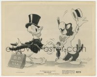 9t0867 DUMBO/SALUDOS AMIGOS 8x10 still 1949 Donald Duck shaking hands with Joe Carioca, Disney!