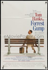 9t0560 FORREST GUMP Aust 1sh 1994 Tom Hanks sits on bench, Robert Zemeckis classic!