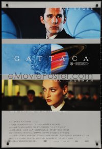 9t0564 GATTACA Aust 1sh 1997 Ethan Hawke, Uma Thurman, there is no gene for the human spirit!