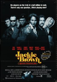 9t0570 JACKIE BROWN Aust 1sh 1998 Quentin Tarantino, Pam Grier, Samuel L. Jackson, De Niro, Fonda