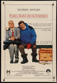 9t0587 PLANES, TRAINS & AUTOMOBILES Aust 1sh 1987 John Hughes, Steve Martin & John Candy classic!