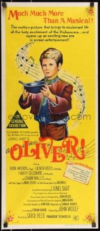 9t0676 OLIVER Aust daybill 1969 Charles Dickens, art of Mark Lester, who wants some more!