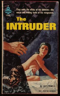 9t0786 INTRUDER paperback book 1963 wives of his enemies, warm and willing tools of his vengeance!