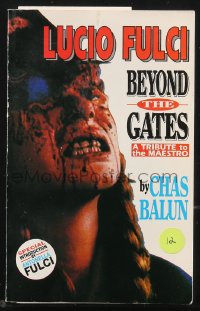 9t0089 LUCIO FULCI: BEYOND THE GATES second edition softcover book 1997 includes bumper sticker!