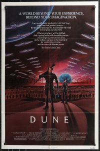 9t1399 DUNE 1sh 1984 David Lynch, art of MacLachlan & Young on Arrakis with Fremen warriors!