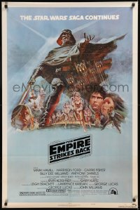 9t1416 EMPIRE STRIKES BACK style B NSS style 1sh 1980 George Lucas classic, art by Tom Jung!