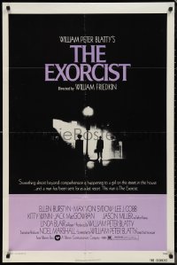 9t1430 EXORCIST 1sh 1974 William Friedkin, Von Sydow, horror classic from William Peter Blatty!