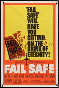 9t1435 FAIL SAFE 1sh 1964 directed by Sidney Lumet, sitting on the brink of eternity!
