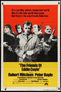 9t1480 FRIENDS OF EDDIE COYLE 1sh 1973 Robert Mitchum lives in a grubby, dangerous world!