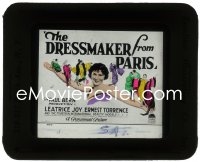 9t0738 DRESSMAKER FROM PARIS glass slide 1925 Leatrice Joy, directed by Paul Bern, Harlow's husband!