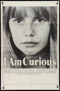 9t1577 I AM CURIOUS YELLOW 1sh 1969 classic landmark early Swedish sex movie, complete & uncut!