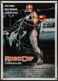 9t0204 ROBOCOP Italian 1p 1987 Paul Verhoeven classic, Peter Weller, part man, part machine, all cop