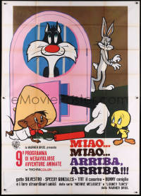 9t0113 MIAO MIAO ARRIBA ARRIBA Italian 2p 1966 Bugs Bunny, Sylvester, Speedy Gonzalez, Tweety