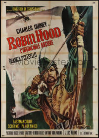 9t0119 ROBIN HOOD: THE INVINCIBLE ARCHER Italian 2p 1970 Robin Hood, l'invincibile arciere!