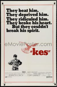 9t1622 KES 1sh 1970 Ken Loach, young David Bradley only cares about his kestrel falcon!