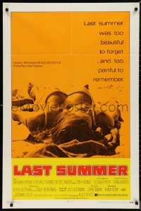 9t1649 LAST SUMMER 1sh 1969 super sexy Barbara Hershey is too beautiful to forget!