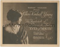9t0272 EYES OF YOUTH TC 1919 Clara Kimball Young in the thunderbolt of dramatic force, ultra rare!