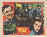 9t0360 GONE WITH THE WIND LC #8 R1954 art of Leslie Howard & Olivia De Havilland + Gable & Leigh!