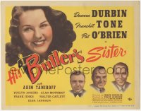 9t0274 HIS BUTLER'S SISTER TC 1943 Deanna Durbin, Pat O'Brien, Franchot Tone, Akim Tamiroff, rare!