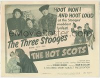 9t0275 HOT SCOTS TC 1948 Three Stooges Moe, Larry & Shemp as Scotsmen in kilts, McIntyre, very rare!