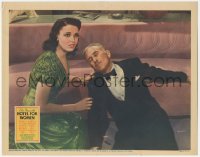 9t0370 HOTEL FOR WOMEN LC 1939 close up of sexy Linda Darnell with unconscious John Halliday!