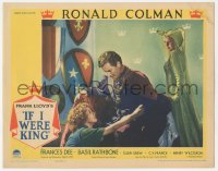 9t0376 IF I WERE KING LC 1938 beautiful Frances Dee watches poor Ellen Drew & royal Ronald Colman!