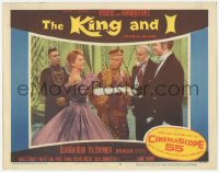 9t0386 KING & I LC #6 1956 Deborah Kerr & Yul Brynner in Rodgers & Hammerstein's musical!