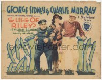 9t0277 LIFE OF RILEY TC 1927 Irish cop George Sidney, Charles Murray & June Marlowe, ultra rare!