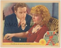 9t0406 MADAME X LC 1937 Henry Daniell tells Gladys George there's only one way to save herself!