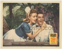 9t0421 MOON OVER MIAMI LC 1941 great close up of Betty Grable & Bob Cummings singing at piano!