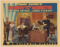 9t0424 MR. SMITH GOES TO WASHINGTON LC 1939 Frank Capra, Jean Arthur w/James Stewart in his office!