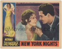 9t0431 NEW YORK NIGHTS LC R1938 best romantic close up of pretty Norma Talmadge & Gilbert Roland!